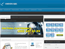 Tablet Screenshot of omniware.com.mx